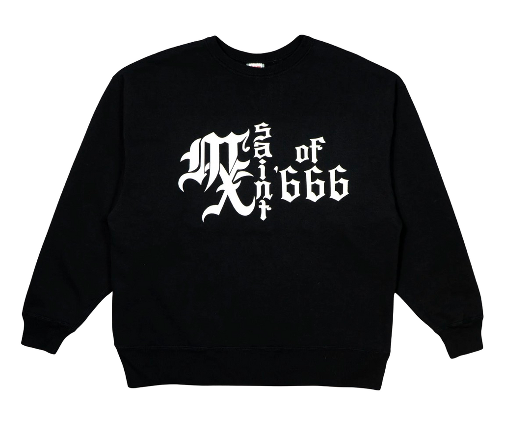 Saint Michael 'MX666' Black Sweatshirt