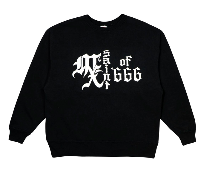 Saint Michael 'MX666' Black Sweatshirt