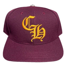 Chrome Hearts 'Maroon/Yellow' 6 Panel Maroon Baseball Hat