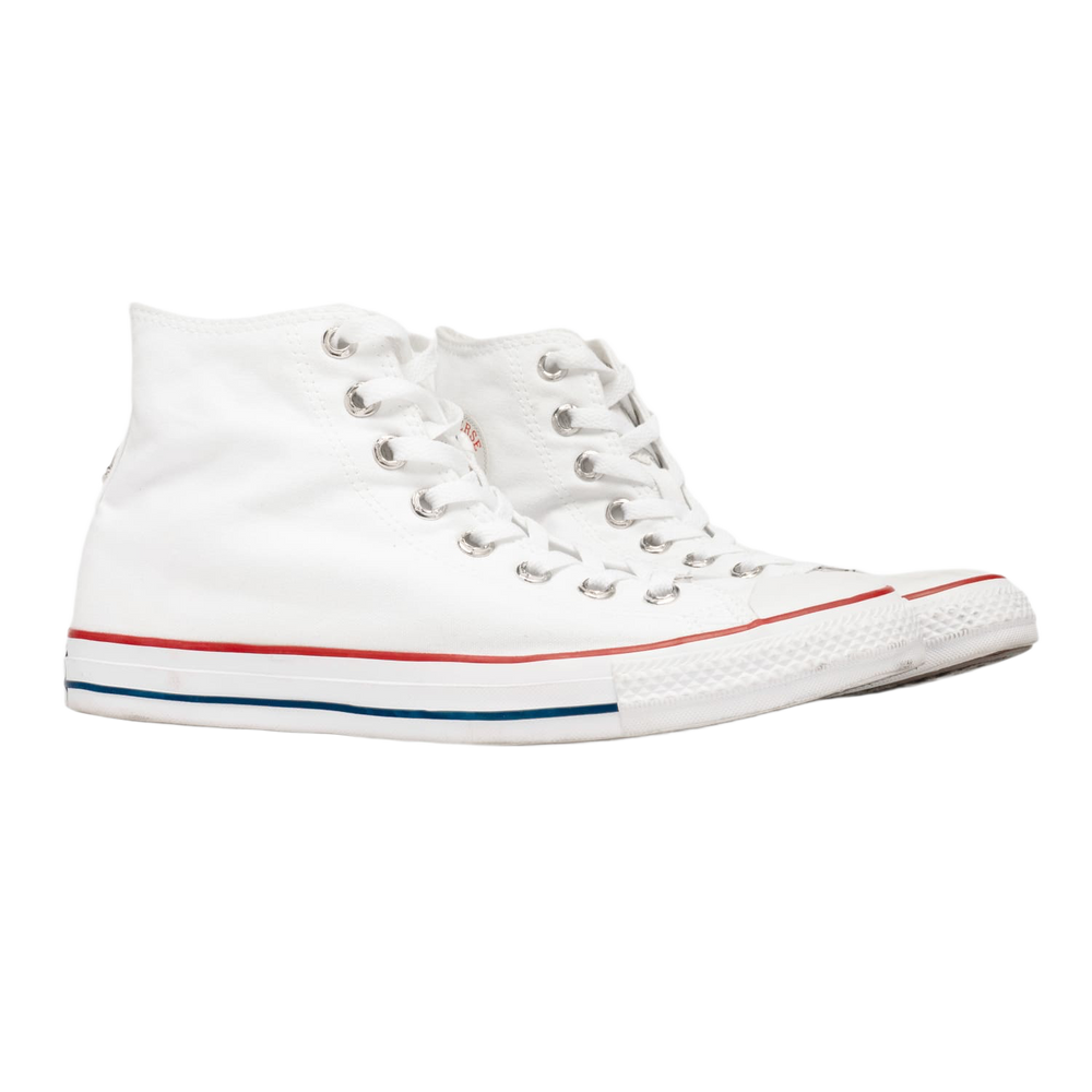Chrome Hearts 'White Cross Patch' White Converse Sneakers