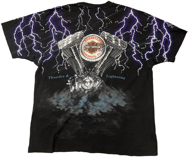 Harley Davidson 'Rossiter's' Rhinestone Vintage Tee