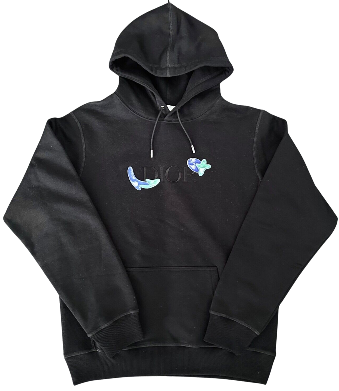 Dior x Kenny Scharf 'Logo' Black Hoodie