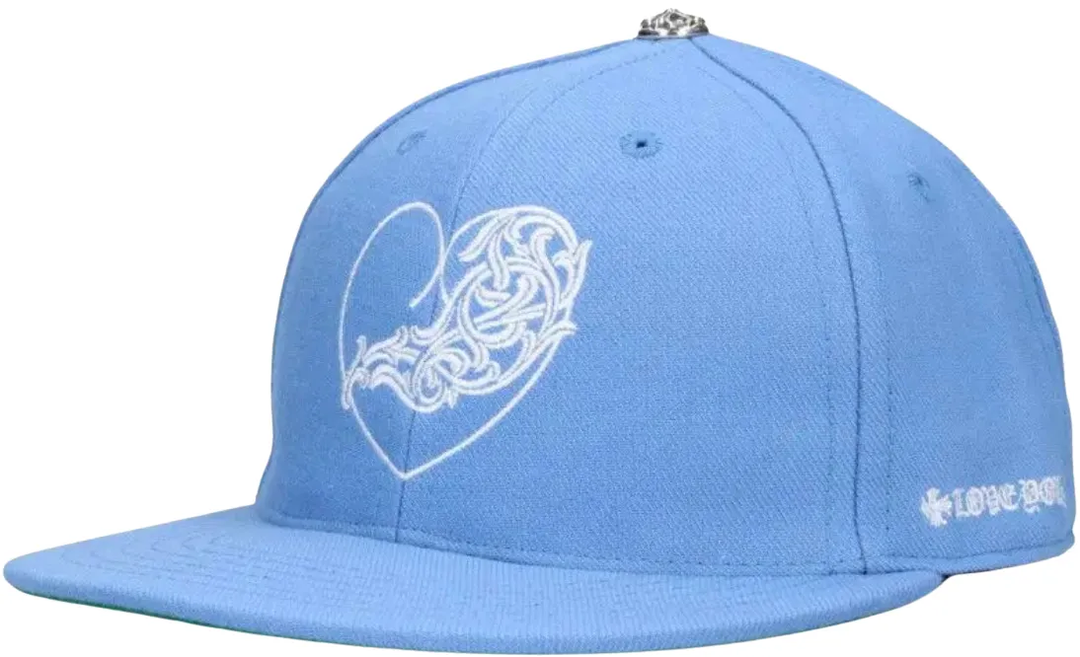 Chrome Hearts 'Love You' Blue Hat