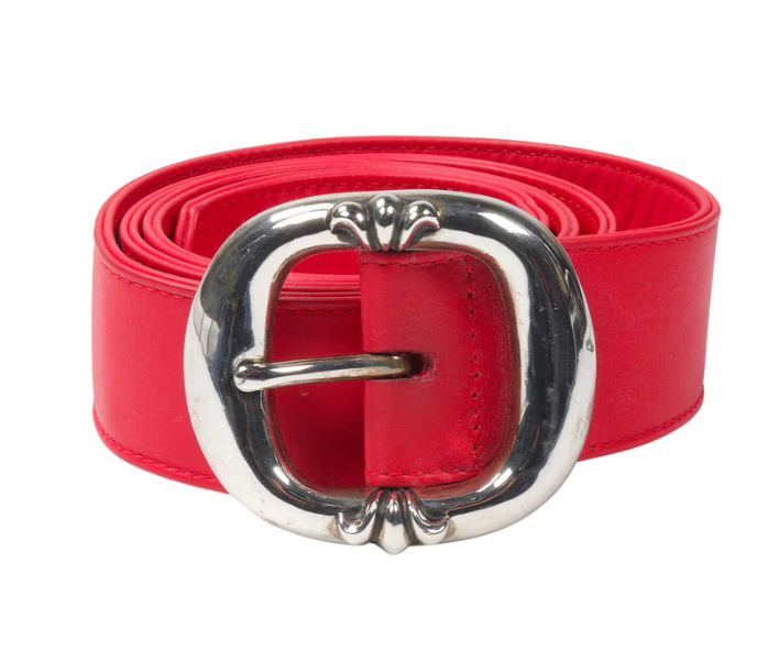 Chrome Hearts Red Gunslinger Belt