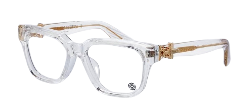Chrome Hearts 'Vagillionaire II' 18k Gold Crystal Glasses
