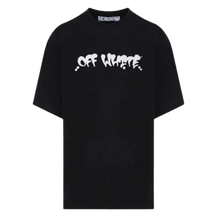 Off-White 'Graffiti Logo' Black Tee