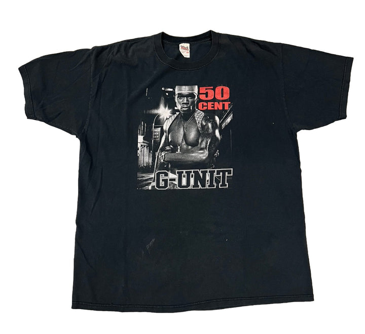 50 Cent 'G-Unit' Black Vintage Tee
