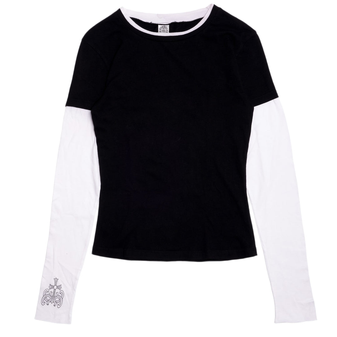 Chrome Hearts Vintage Women's 'Black Layered' Longsleeve