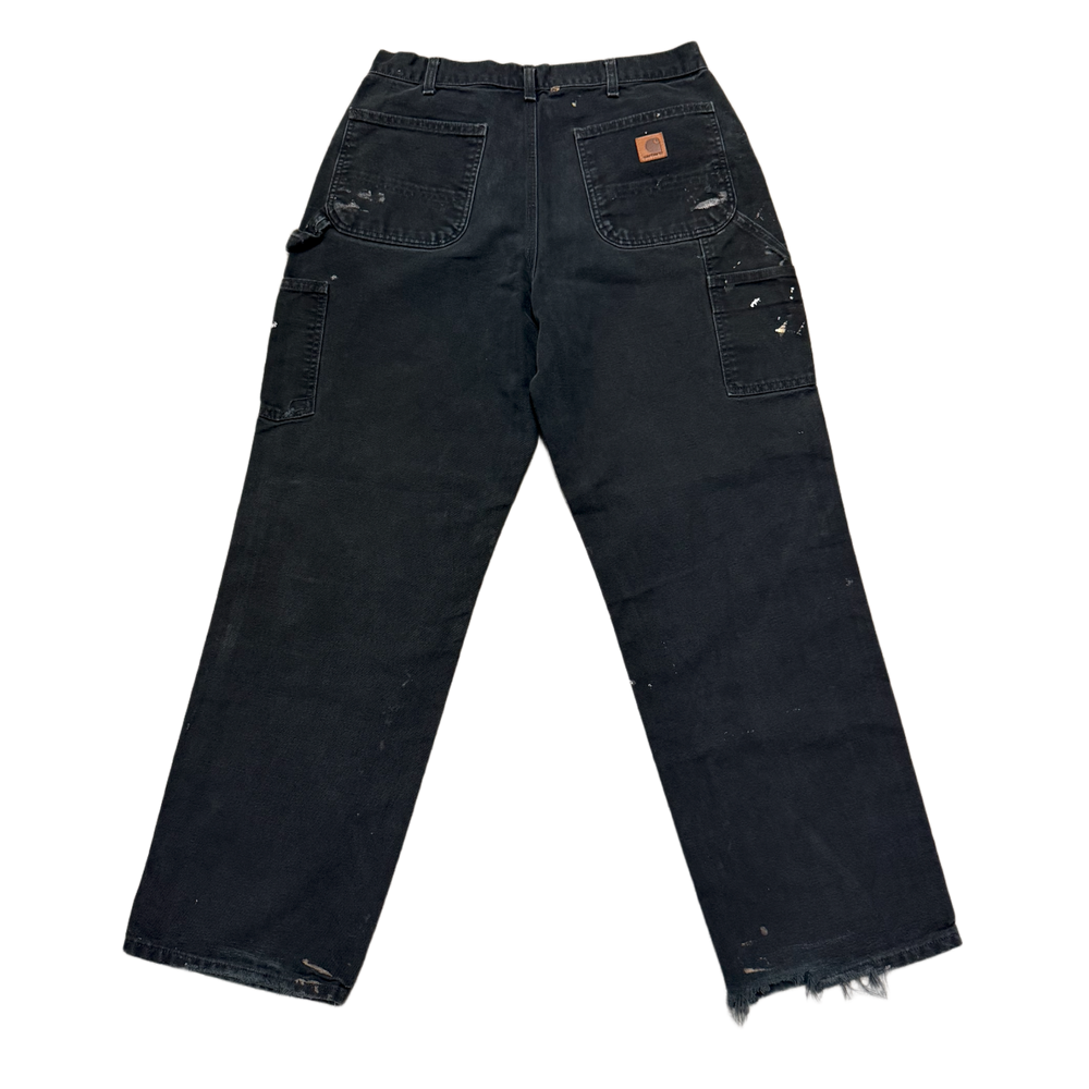 Carhartt 'Painted' Vintage Black Carpenter Pants