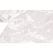 Chrome Hearts 'Cross Patch' White Tonal Monogram Silk Pajama Shirt