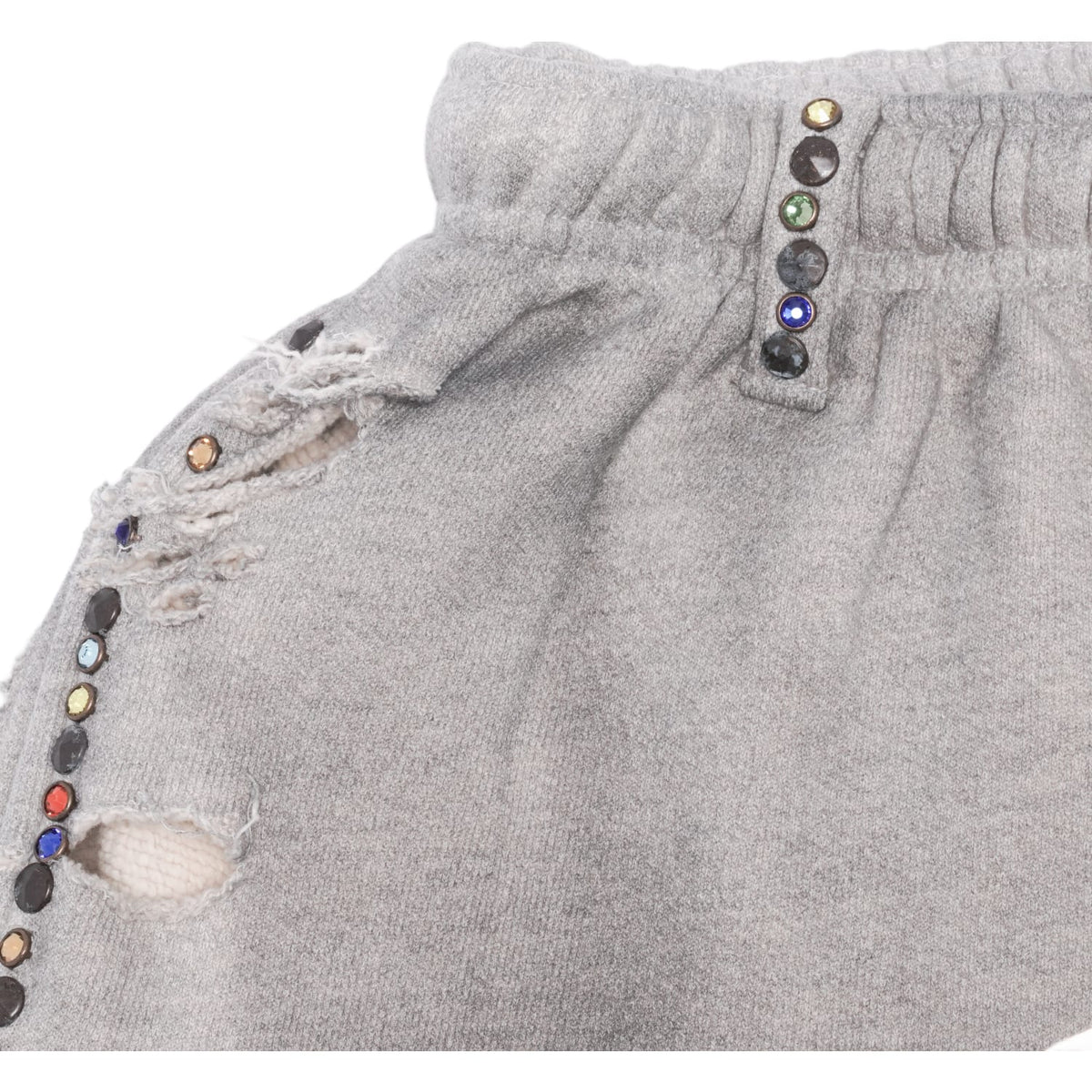 Satoshi Nakamoto 'Grey' Studded Sweatpants