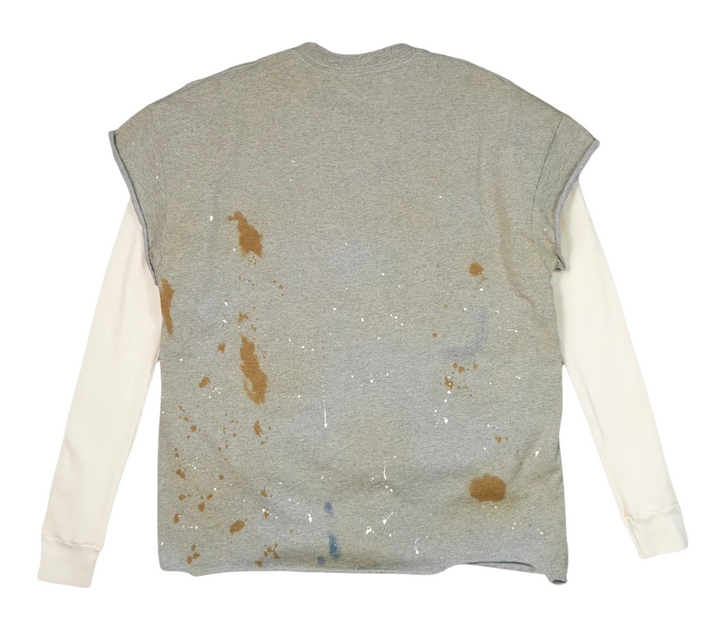 Satoshi Nakamoto 'Luke' Grey Thermal Longsleeve Tee