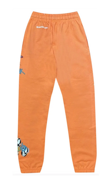 Chrome Hearts Matty Boy 'Link and Build' Orange Sweatpants