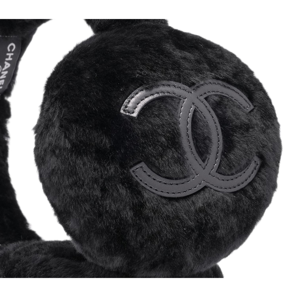 Chanel 'Black' 2026 Shearling CC Earmuffs