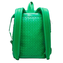 Bottega Veneta 'Green' Woven Leather Backpack