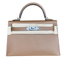 Hermès Kelly 'Tan Brown' Palladium Hardware Mini Kelly 20