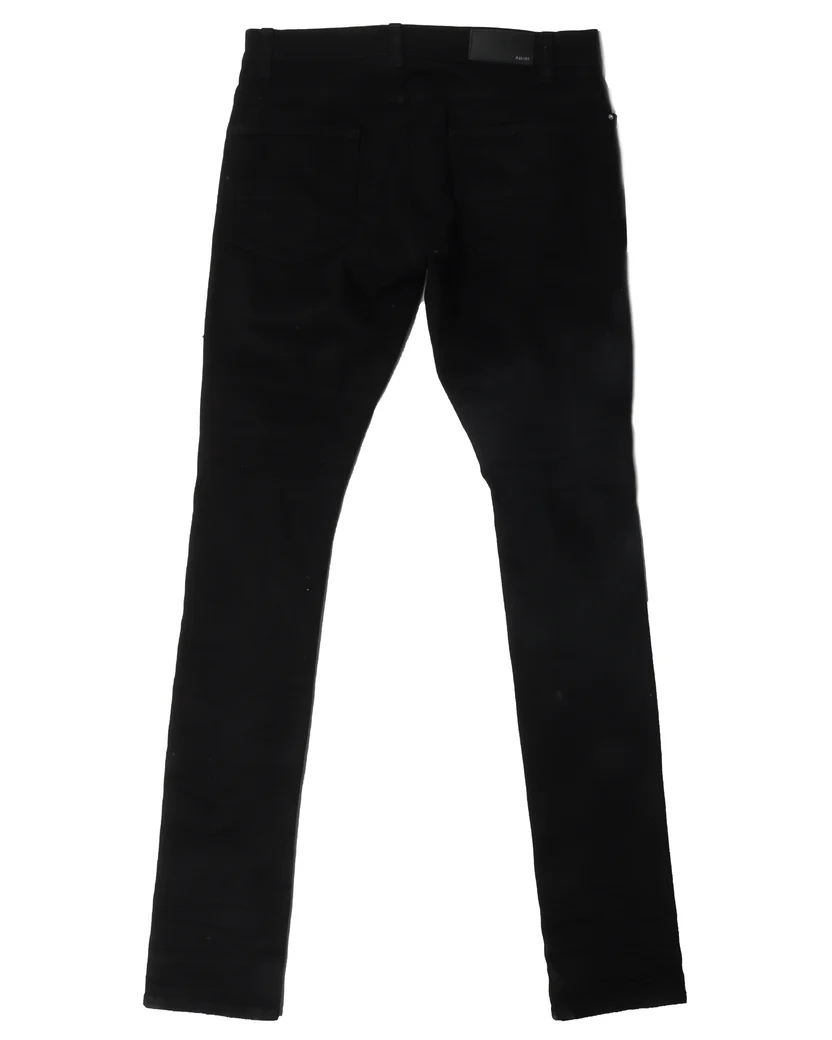 Amiri 'Black' Distressed Cotton Jeans