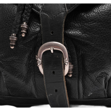 Chrome Hearts 'Black' Fleur Gunslinger Leather Backpack