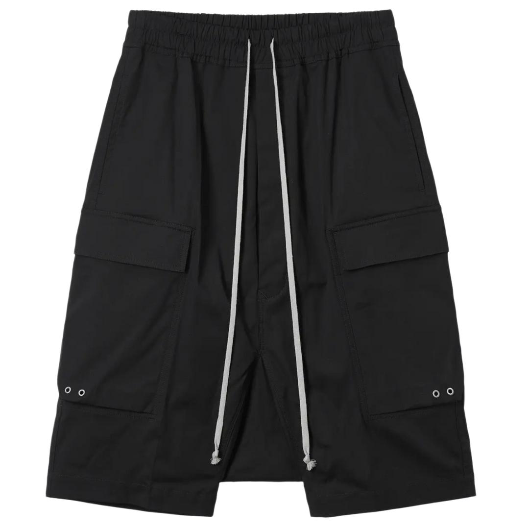 Rick Owens DRKSHDW 'Black' Polyester Cargo Pod Shorts