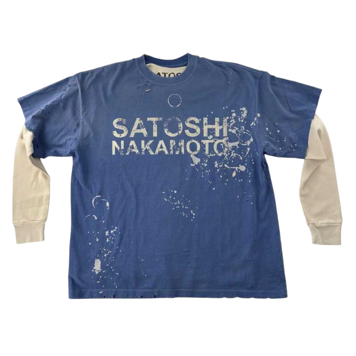 Satoshi Nakamoto 'Blue' Luke Thermal Longsleeve