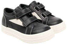 Rick Owens 'Black Leather' Baby Geo Sneaks