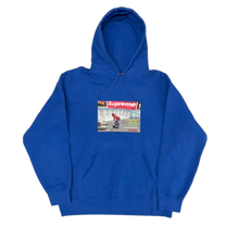 Supreme x Thrasher 'Skateboard Game UI Overlay Blue' Hooded Sweatshirt