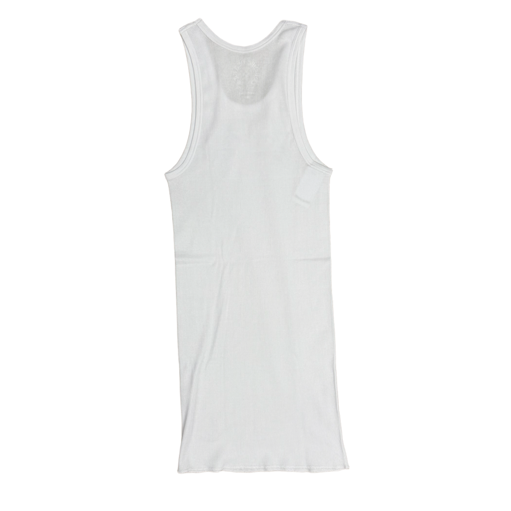 Chrome Hearts 'Blue Beaded' Art Basel White Tank