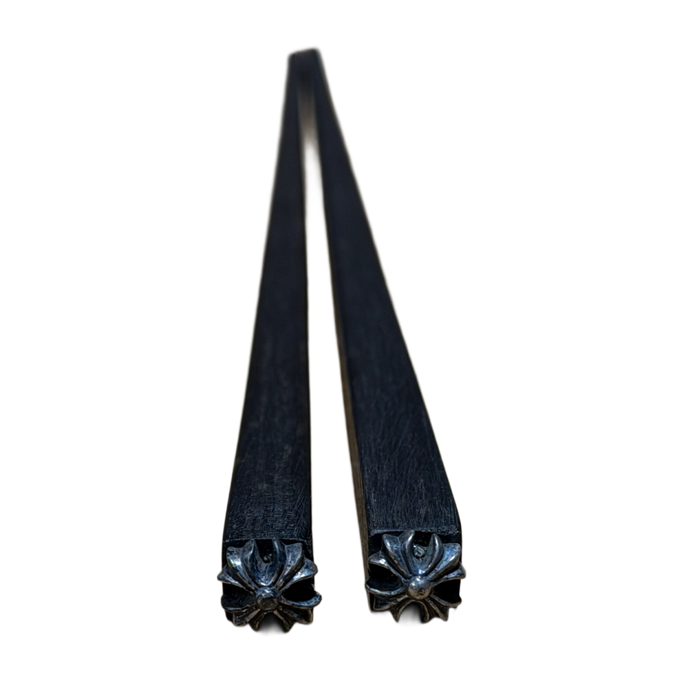 Chrome Hearts 'Black' Ebony Wooden Chopsticks