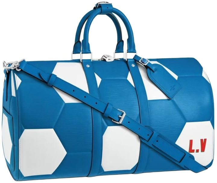 Louis Vuitton x FIFA World Cup 'Blue' Keepall Bandouliere Bag