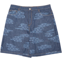 Louis Vuitton x Nigo Monogram Chambray Shorts Indigo