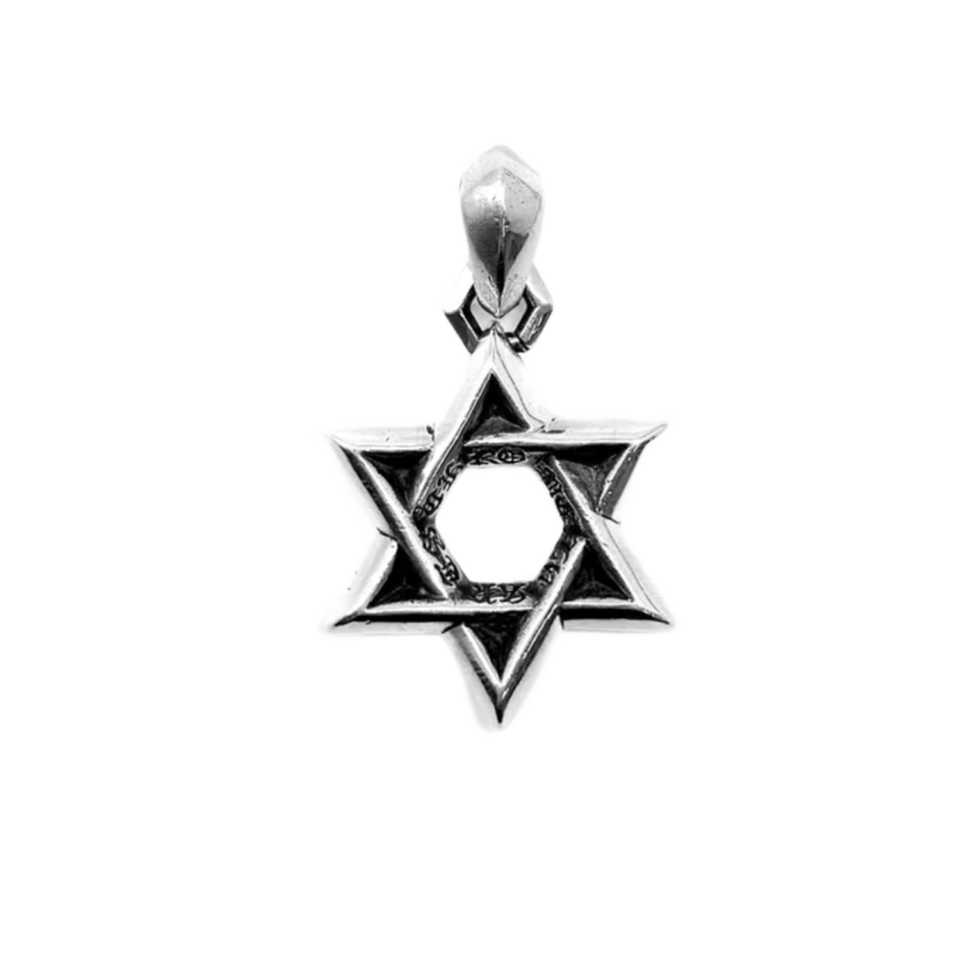 Chrome Hearts 'Silver' Mini Star Of David Pendant
