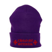 Chrome Hearts 'Watch' Purple Beanie