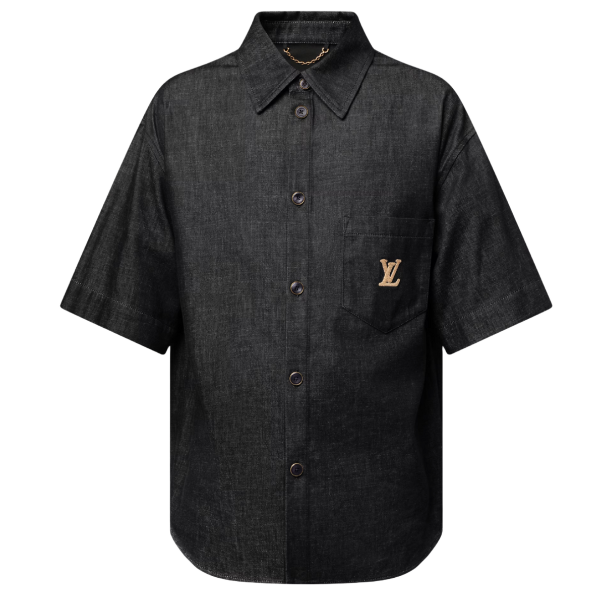 Louis Vuitton 'Black Chambray' Button Up Shirt