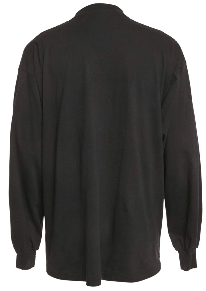 Balenciaga '.com' Black Long Sleeve Tee