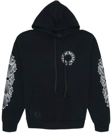 Chrome Hearts 'Black' Floral Horseshoe Hoodie