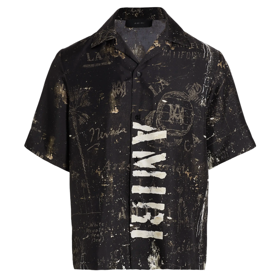 Amiri 'Army Stencil' Button Shirt