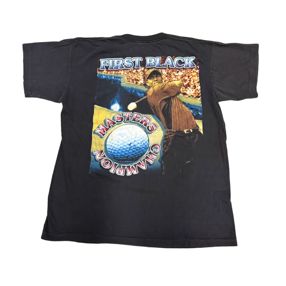 Tiger Woods 'First Black Masters Champion' Vintage Tee