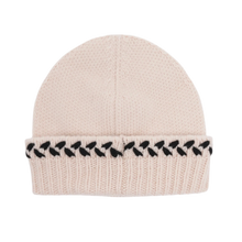 Chanel 'White & Black Chain' Knit Cashmere Beanie