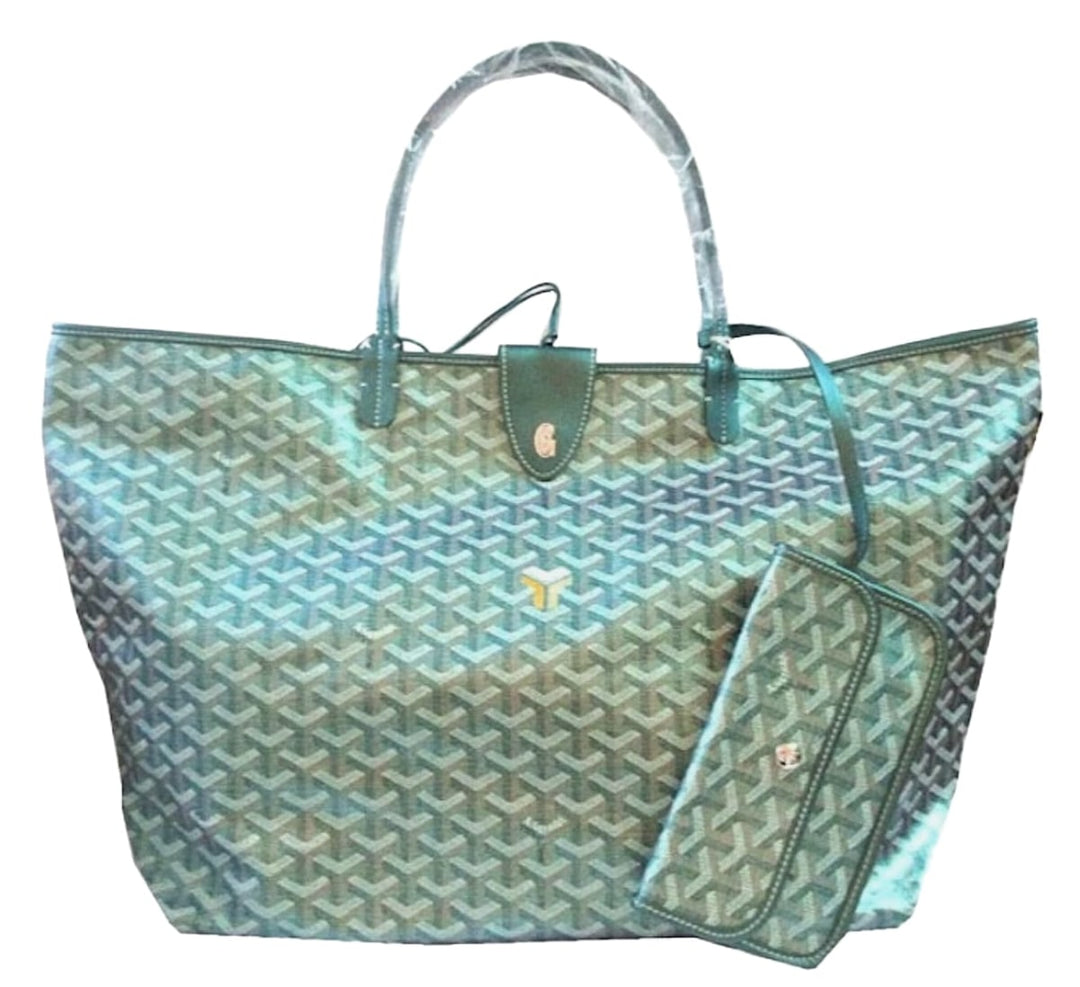 Goyard 'Pearly Green' Saint Louis GM Tote Bag