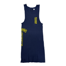 Chrome Hearts 'Navy & Yellow' Vertical Logo Tank Top