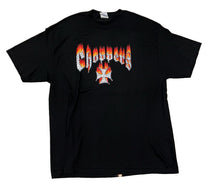 Choppers 'Flaming Logo' Rhinestone Vintage Tee