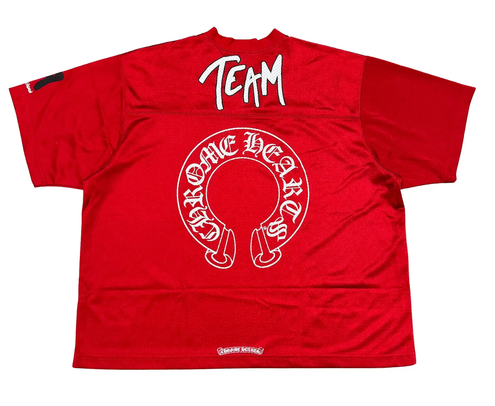 Chrome Hearts Matty Boy '99 Form' Red Mesh Jersey