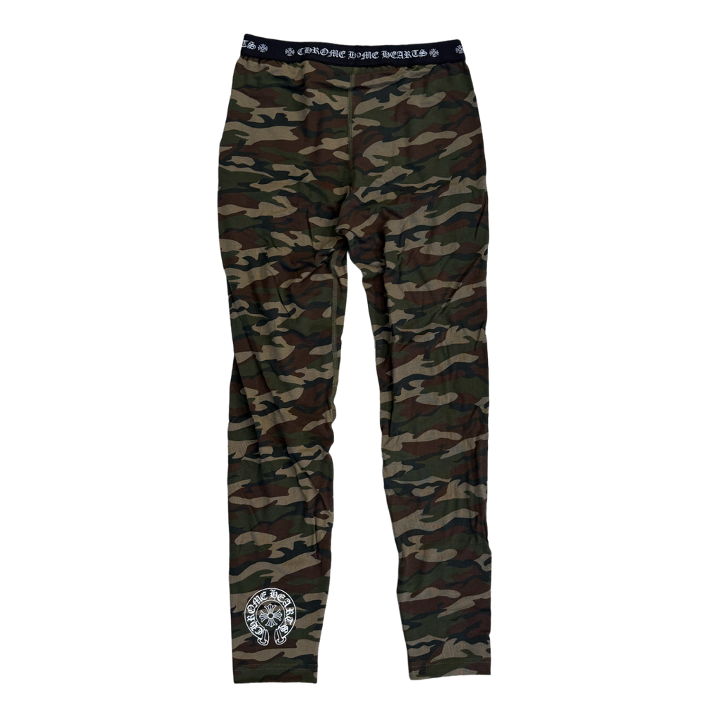 Chrome Hearts 'Horseshoe Logo' Camo Leggings