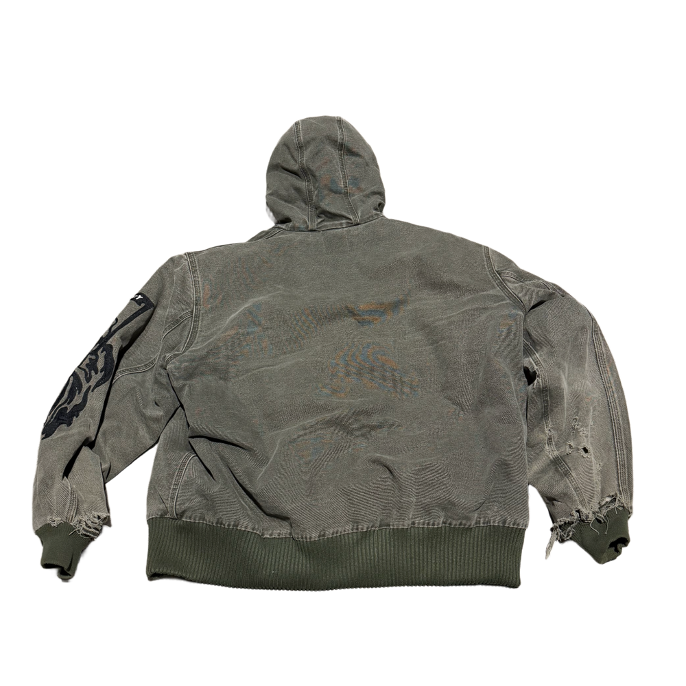 Warren Lotas x Carhartt 'Olive' Serenity Distressed Jacket