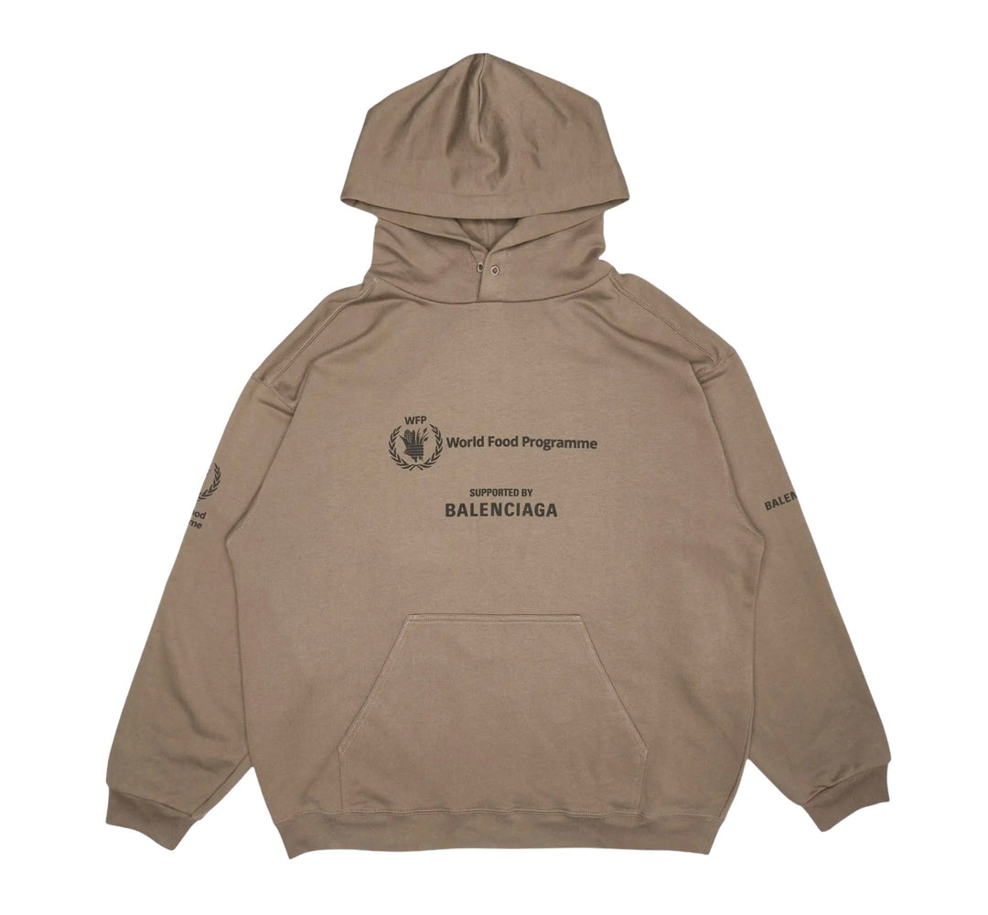 Balenciaga 'Food Programme' Brown Hoodie