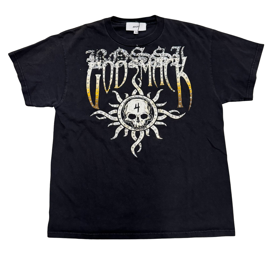 Bossi 'Godsmack' Vintage Rhinestone Tee