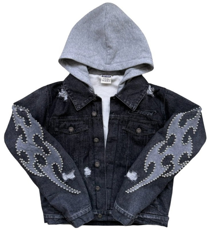 Chew Forever 'Roach Studded' Double Layer Jacket