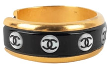 Chanel 'Gold Plated' Mother of Pearl Vintage 1998 Cuff Bracelet