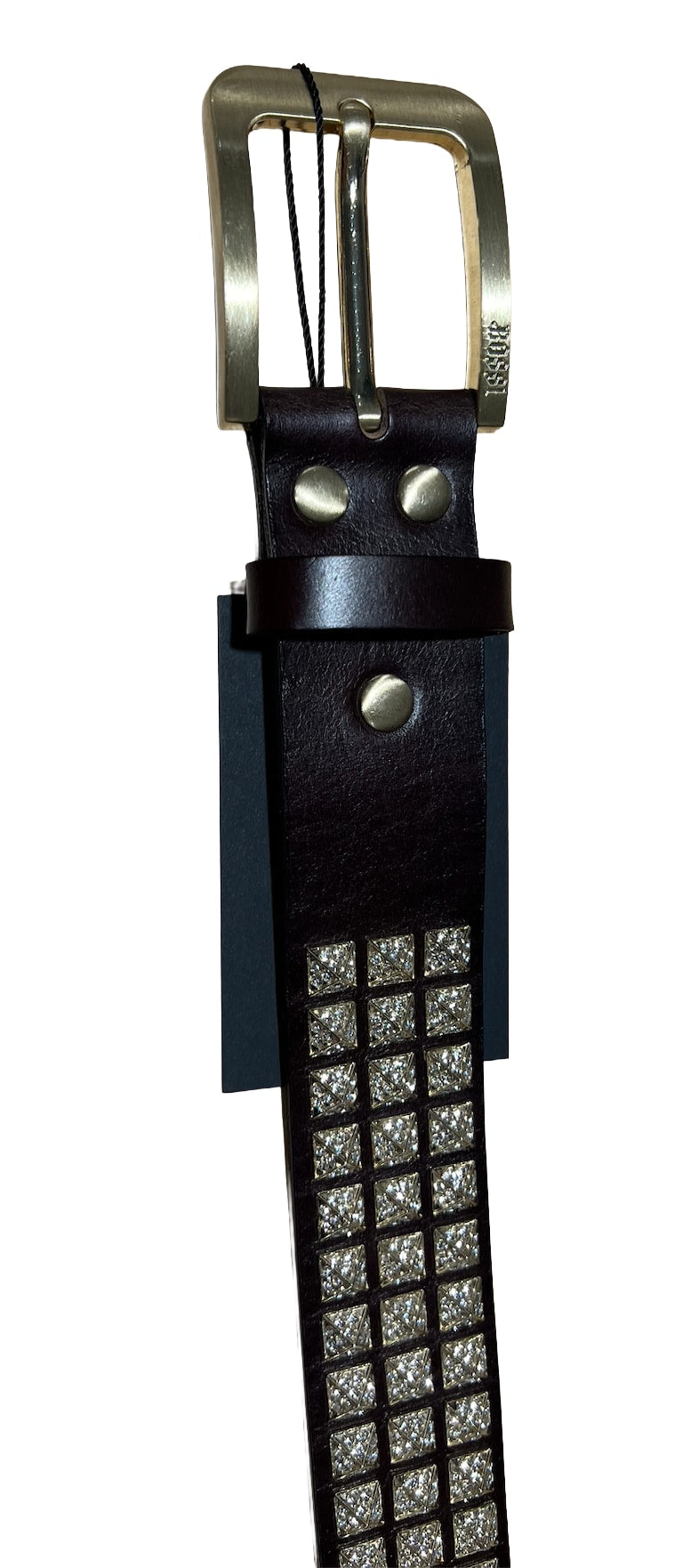 Bossi 'Gold on Brown' Studded Belt