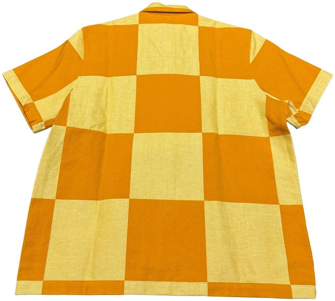 Jacquemus La Chemise Banho 'Yellow Check' Zip Up Shirt